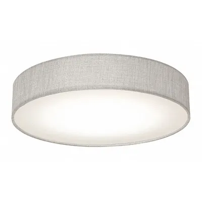 AFX INC. Flush Mount: 12 1/2 in Dia, Gray, 3 1/2 in Ht, 1,800 lm, 3000K/3500K/4000K - Ashland Flush-Mount Lights