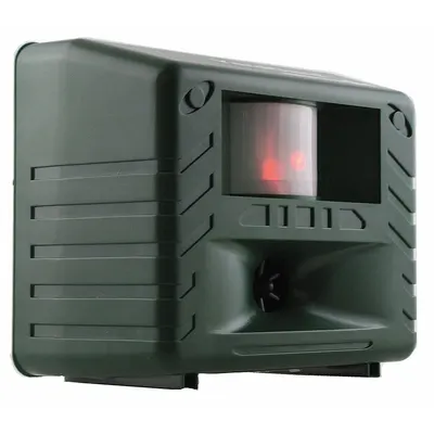 BIRD-X Electronic Animal Repeller: 4,000 sq ft Coverage Area, 6 3/4 in Overall Ht - Electronic Wildlife Repellers
