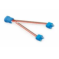 GROTE Adapter Pigtail: Female PL-3 Connector/Straight Male PL-3 Connector, 6 Wires, 8 in Wire Lg (MPN 66810)