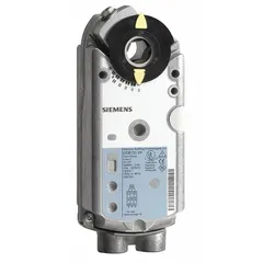 Non-fail-safe, non-spring return actuator for modulating air dampers in HVAC systems. Provides 177 in-lb torque with 90° stroke, CW/CCW rotation, and self-centering shaft. Operates on 24V AC/DC with floating-point control. Hardwired, NEMA 2 / IP54 rated.