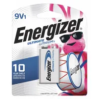 Battery: 9V, High Performance, Lithium, 9V DC, Ultimate Lithium (MPN L522BP)