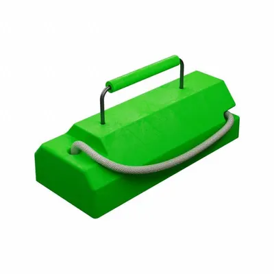 CHECKERS Aviation Chock: Urethane, 14 1/2 in Overall Lg, 6 in Overall Wd, 4 in Overall Ht - Aircraft Wheel Chocks