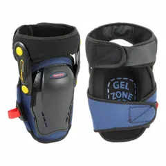 These WESTWARD swivel knee pads feature a plastic cap and foam pad for cushioning and protection during kneeling tasks. The neoprene straps with hook-and-loop closure secure the pads in place, while the swivel design allows natural movement. Suitable for industrial and construction applications such as flooring, tiling, plumbing, and electrical work. Sold as a pair.