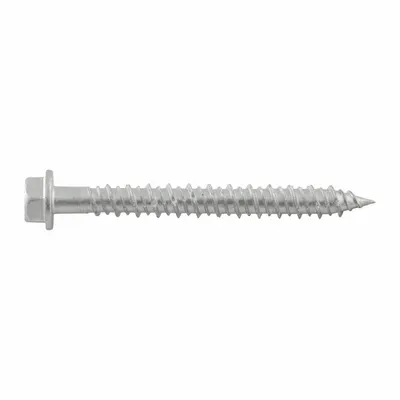 DEWALT Screw Anchor: 4 in Overall Lg, 3/16 in Dia, Stainless Steel, Stalgard, Hex - Hex-Head Screw Anchors