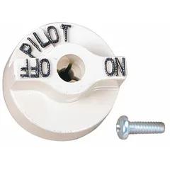 Replacement gas valve knob for commercial fryers. Designed for use with IMPERIAL IFS-50 models to control gas flow and burner flame. Constructed as an OEM component for service and maintenance of compatible frying equipment.