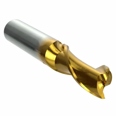 YG-1 Square End Mill: Carbide, TiN Coated, 2 Flute, 1/16" Mill Dia, 3/16" LOC - General Purpose Carbide Square End Mills