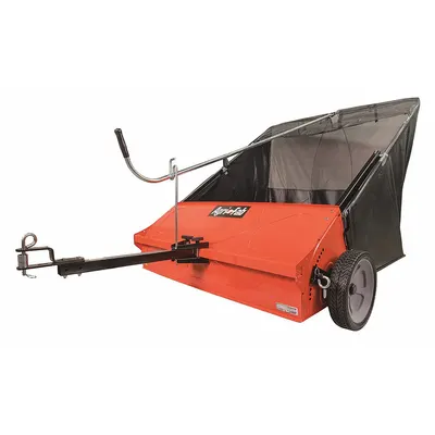 AGRI-FAB Tow Lawn Sweeper: 44 in Working Wd, 0 to 6 in, Plastic, 25 cu ft Hopper Capacity - Lawn Sweepers