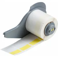 Wraparound Label: 1 1/2 in x 1 in, 1 in, Vinyl, Yellow (Matte), For 10 AWG to 4 AWG Wire Gauge (MPN M7-31-427-YL)