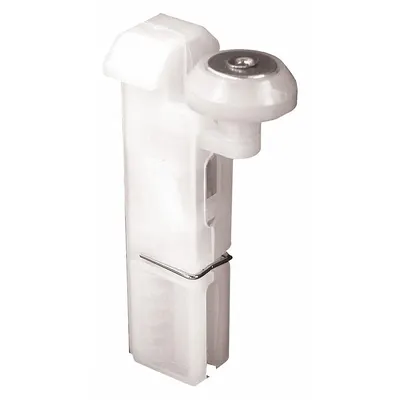 PRIME-LINE Roller Assembly: Roller Assembly, 2 3/8 in Overall Ht, 5/8 in Overall Lg - Screen Door Hardware
