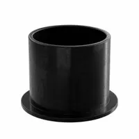 OILITE Flanged Sleeve Bearing: PEEK, 1 in Bore, 1 1/8 in OD, 1 in Overall Lg, Black, 2 PK (MPN PF-1618-08B)