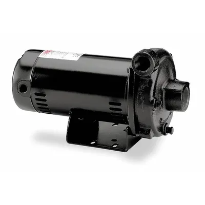 Dayton Centrifugal Pump: 1/2 hp, 208-230/460V AC, 83 ft Max Head, 1 1/4 in - 1/4 to 3/4 HP Straight Centrifugal Pumps