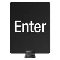 LAVI Sintra Sign: Black, Enter Message, 14 in Overall Lg, 11 in Overall Wd (MPN 80-1131TV/P1S)