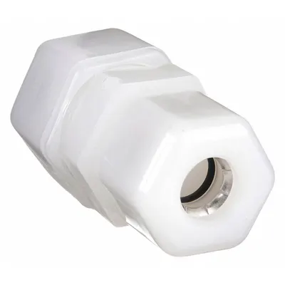 PARKER Compression Fitting Union: 3/8 in OD x 1/4 in OD Size, Compression x Compression - General Purpose Nylon Compression Fittings