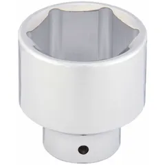 This 3/4" drive hand socket features a 58 mm metric size with a 6-point standard configuration. Constructed from chrome, it is designed for high-torque applications such as heavy equipment maintenance and industrial machinery assembly.