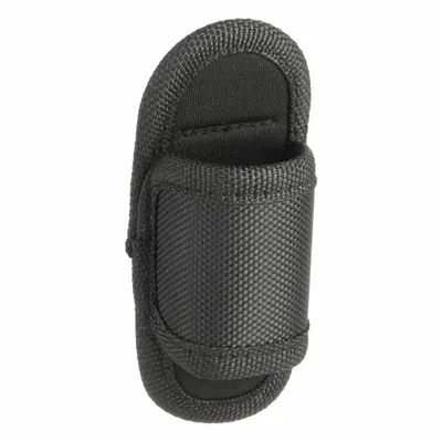 NIGHTSTICK Holster: Hook & Loop Mount, For 2 1/4 in Belt Wd, Black, Cordura - Flashlight Holsters & Cases
