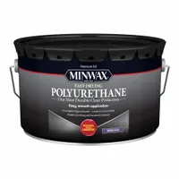 MINWAX Finish: Varnish, Interior, Oil, 2.5 gal Container Size, Wood, Satin, Clear, Clear (MPN 319120000)