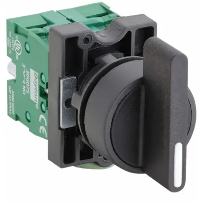 Dayton Selector Switch: 22 mm Panel Mounting Size, 3 Positions, Extended Lever - Selector Switches