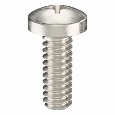 USA INDUSTRIALS Machine Screw: #4-40 Thread Size, 5/16 in Lg, 18-8, Stainless Steel, Plain - Pan Head Machine Screws