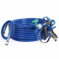 GRACO Spray Gun Kit: Airless, 4 in to 4 in, 1/4 in Air Inlet Size, Coatings/Lacquers/Paints/Stains (MPN 19Y490)