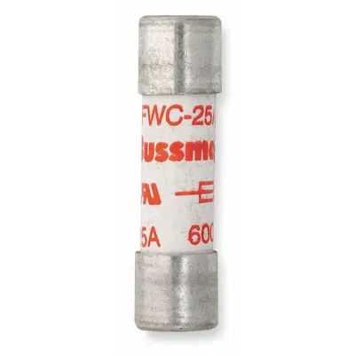 BUSSMANN Semiconductor Fuse: FWC Series, Fast-Acting, 25 A, 600 V AC, 700 V DC DC Volt Rating - Fast-Acting Cylindrical Fuses