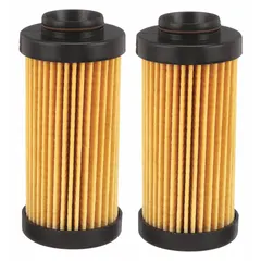 Paper replacement filter element for handheld filtration units. Removes contaminants from hydraulic fluids to protect system components. Suitable for mobile and industrial hydraulic systems requiring fine filtration at flow rates up to 4 gpm.