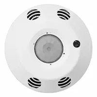 LEVITON Smart Room Controller: LED, Passive Infrared (PIR)/Ultrasonic, 120 to 277V AC, Ceiling (MPN ACY20-DMW)