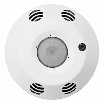 LEVITON Smart Room Controller: LED, Passive Infrared (PIR)/Ultrasonic, 120 to 277V AC - 1/2" Hub-Mount Occupancy Sensors