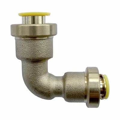QUICKFITTING Removable Brass Push-to-Connect Tube Fitting - Removable Brass Push-to-Connect Tube Fittings