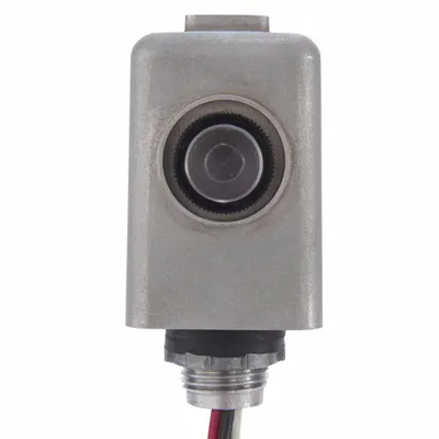 INTERMATIC Photocontrol: Thread Stem Photocell Mounting, 1/2 in Stem Dia, SPST - Fixed Stem-Mounted Photocells