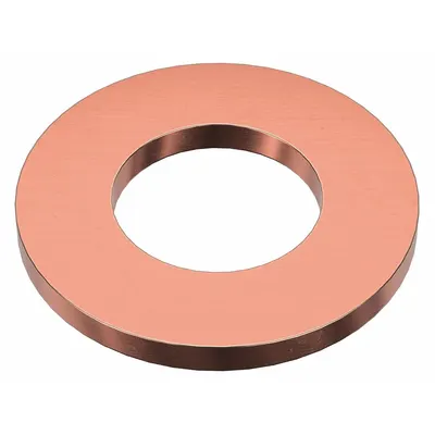 OEM Sealing Washer: M6 Screw Sz, Copper, Copper Seal, 6 mm Inside Dia, 12 mm Outside Dia - Single-Piece Sealing Washers