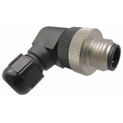 BRAD HARRISON External Thread Connector: 5 Pin, M12, IP67, 90° Angle, Polyamide - M12 Circular Connector Products