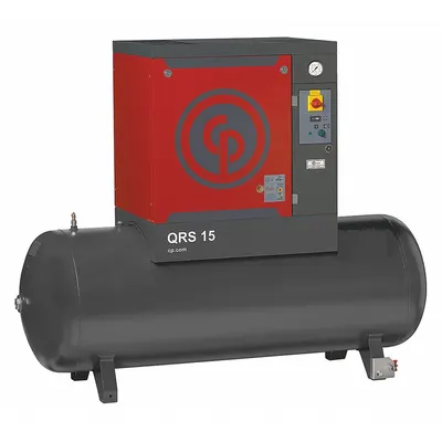 CHICAGO PNEUMATIC Rotary Screw Air Compressor: Horizontal, 15 hp, 49.2 cfm - Horizontal Rotary Screw Air Compressors