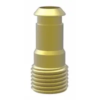 PIAB Vacuum Pad Adapter: For 40 mm to 50 mm Pad Size, 10 mm Port Size, 13/32 in Thread Size (MPN Fitting D=10, G1/4 - G1/8)