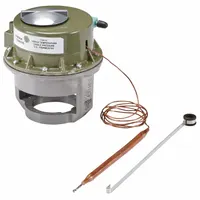 JOHNSON CONTROLS Pneumatic Thermostat: 60° to 150°F, 2 Pipes, High Volume Pipes/Air Flow Output (MPN T-3111-1)