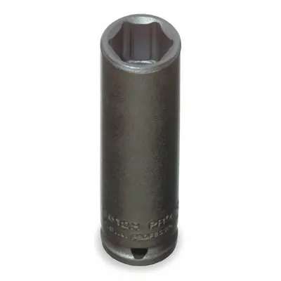 PROTO Impact Socket: 1/4 in Drive Size, Metric, 13 mm Socket Size, 6-Point, Deep - 1/4" Drive Impact Sockets
