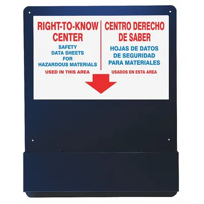 ACCUFORM Information Center: Information Center, 30 in Overall Ht, 24 in Overall Wd - Safety