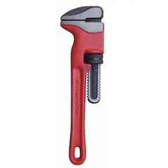 This monkey wrench features a smooth jaw and I-Beam handle for gripping and turning pipes, fittings, and round objects. With a 12 in overall length and 2 5/8 in jaw capacity, it is suited for plumbing, maintenance, and industrial tasks. The cast iron construction provides strength for tightening or loosening components without damaging surfaces.