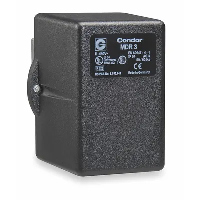 CONDOR USA, INC Pressure Switch: Std, 45 psi – 160 psi, 3/8" FNPT - General Purpose Air Compressor Switches
