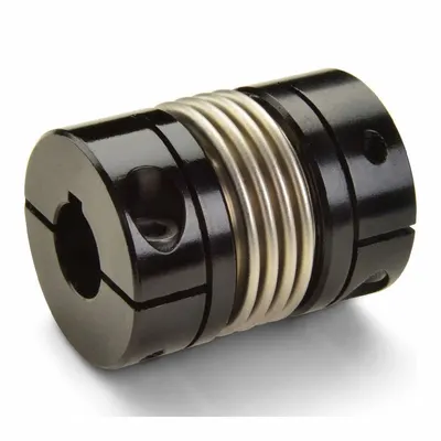 RULAND MANUFACTURING MBCK33-14-12-A Clamp-On Bellows Shaft - Clamp-On Bellows Shaft Couplings for Keyed Shafts