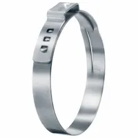 Hose Clamp: 21/32 in – 25/32 in Clamping Dia, 304 Stainless Steel, 2,400 N Max Closing Force (MPN 16702498-100)