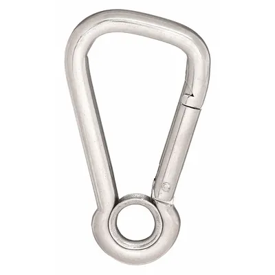 LUCKY LINE PRODUCTS Spring Snap: 1 Snaps, 1,320 lb Working Load Limit, Solid Gate - Load Rated Spring Snaps