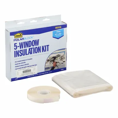 OEM Window Insulation Kit: 5.2 ft Overall Lg - Polypropylene Film Shrink Window Kit
