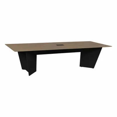 REGENCY Conference Table: Rectangle, Laminate/Melamine, Noble Oak, 120 in Overall Lg - Rectangular Conference Tables