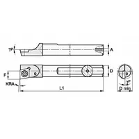 WIDIA Indexable Boring Bar: QCMI50085R (MPN 2825105)
