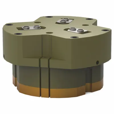 ROBOHAND Parallel Jaw Gripper: 70 mm Stroke Lg, 29 psi to 100 psi, 100 psi Max Op Pressure - Three-Finger Parallel Grippers