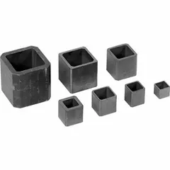 This carbon steel stem adapter features a square drive type with a 14 mm actuator side size. It is used to connect an actuator to a valve stem in industrial flow-control systems for precise valve positioning. Includes the stem adapter only.