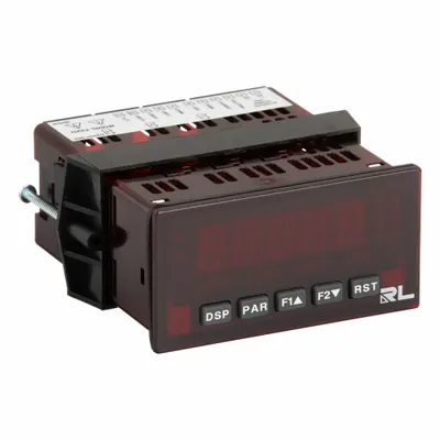RED LION Universal DC Input Meter: 99,999 Display Span - Min, -19,999 Display Span - Max - Multi-Function Digital Panel Meters