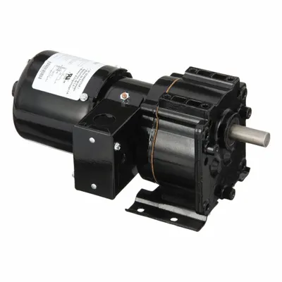 Dayton Gearmotor: Parallel, Single Output Shaft, Split-Phase, TEFC, 30 RPM - Parallel Shaft AC Gearmotors