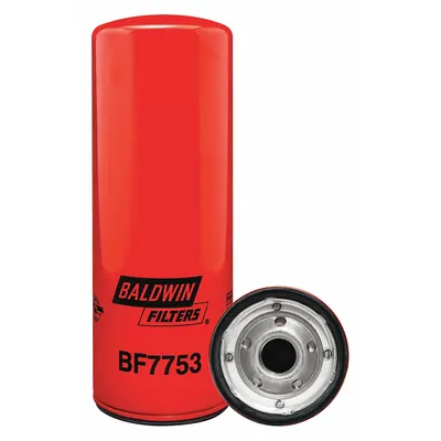 BALDWIN FILTERS Fuel Filter: Spin-On, 3 11/16 in Outside Dia, 1"-14 Thread Size, Cellulose - Spin-On Fuel Filters