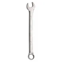 WESTWARD Combination Wrench: Alloy Steel, Satin, 27 mm Head Size, 14 in Overall Lg, Offset (MPN 54RZ17)